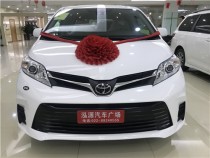 【进口车市】配置:2018款加版塞纳四驱LE3.5L四驱7座白灰新款外观，雷达测距，远近光辅助，7座，8速变速箱，多功能助力方向盘，双电动门，前座椅加热